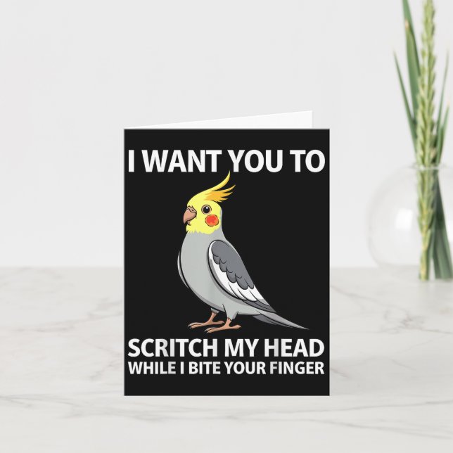 Cartão Design De Atiel Cuta Para Homens Parakeet Atiel Lo (Frente)