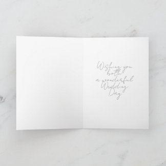 Cartão Design de Bolo de Casamento Sr e Sra