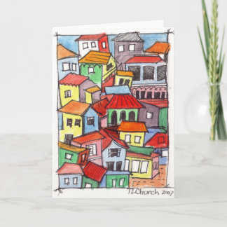 Cartão Design de casa bonita
