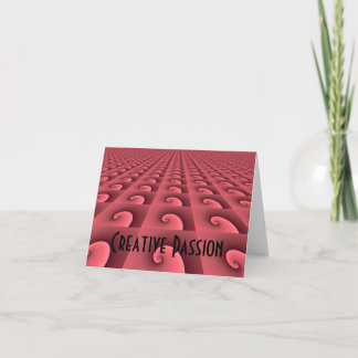 Cartão Design de Escritório Motivacional - Paixão Criativ