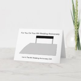 Cartão Design de Ferro - 6 personalizado Aniversário de C