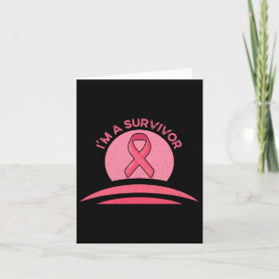 Cartão Design De Fita Rosa De Cancer De Mama Cuja Fita É