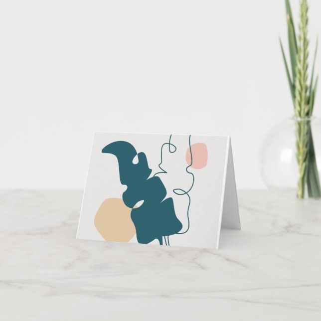 Cartão design de folha ouro (Frente)