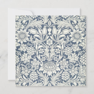 Cartão Design de girassol (por William Morris)