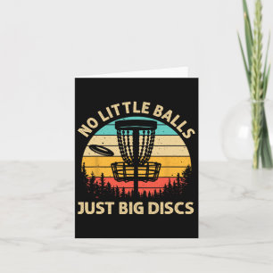 Cartão Design De Golfe De Disco Engraçado Para Homens Mul