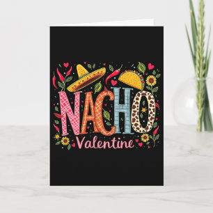 Cartão Design de Humor de Comida Mexicana Engraçado Nacho