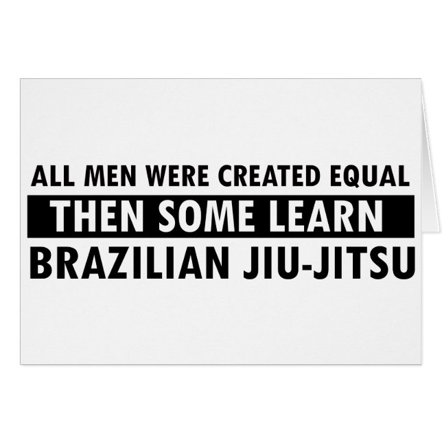 Cartão Design de Jiu Jitsu do brasileiro (Frente Horizontal)