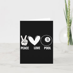 Cartão Design De Lover De Piscina legal 8 Para Homens Bil