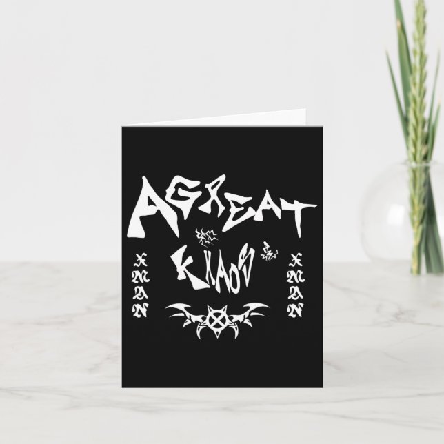 Cartão Design de Merch de Ken Carson Agc (Frente)