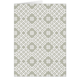 Cartão Design de padrão tradicional letão