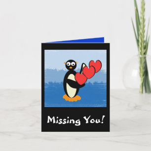 Cartão design de peteycarddesign, Missing You!