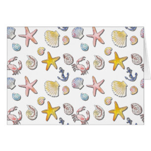 Cartão Design de praia simples