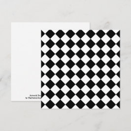 Cartão Design de Sinalizador Verificado Na Placa De Check