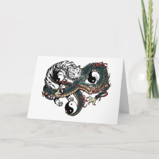 Cartão Design de Yin Yang