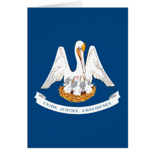 Cartão Design do Estado da Louisiana