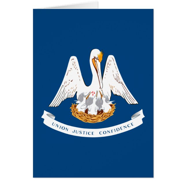 Cartão Design do Estado da Louisiana (Frente)