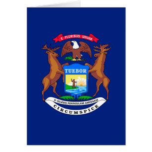 Cartão Design do Estado do Michigan