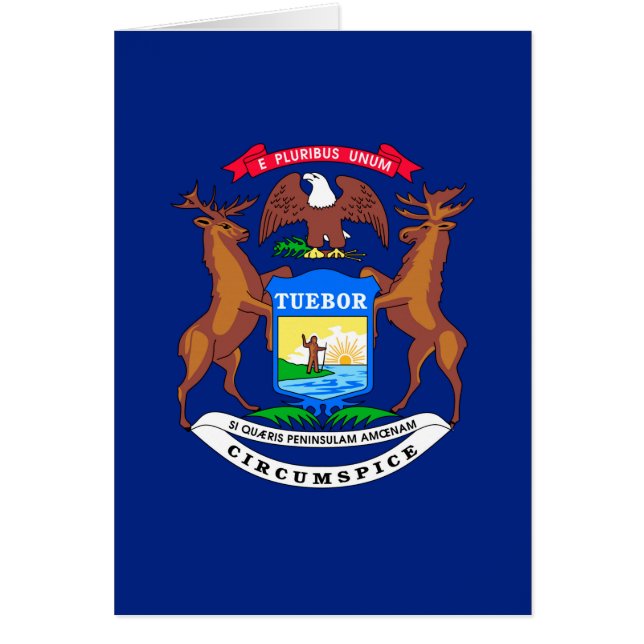 Cartão Design do Estado do Michigan (Frente)