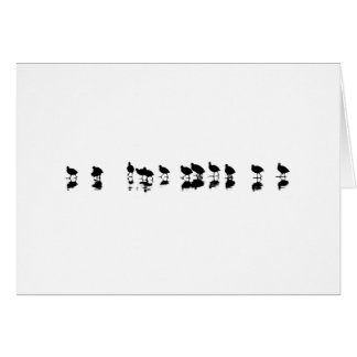 Cartão Design do galeirão - preto no branco