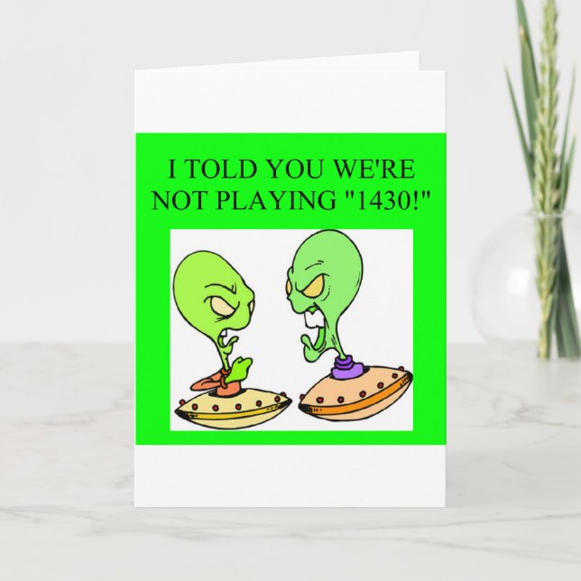 Cartão design do jogador de ponte engraçado (Frente)