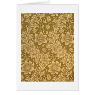 Cartão Design do papel de parede do "Fritillary", 1885
