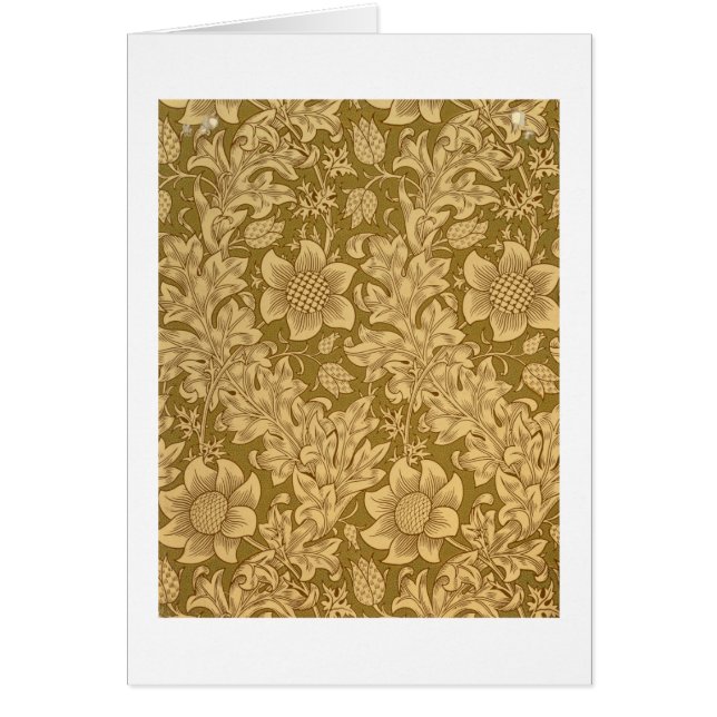 Cartão Design do papel de parede do "Fritillary", 1885 (Frente)