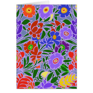 Cartão Design Floral nº 5 personalizável