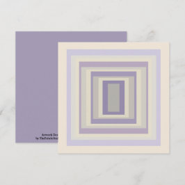 Cartão Design Geométrica Da Lavanda De Cinza De De Giz