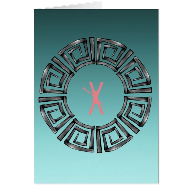 Cartão Design grego (Frente)