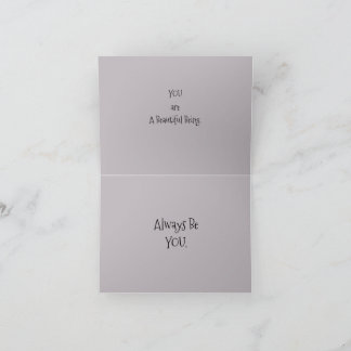 Cartão design LiLy Pond, você é um ser bonito.