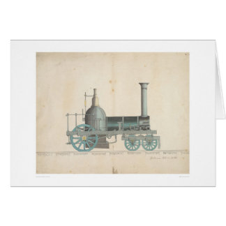 Cartão Design locomotivo (1344)