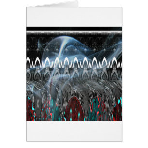 Cartão Design moderno Tribal Edgy.