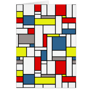 Cartão Design mondrian
