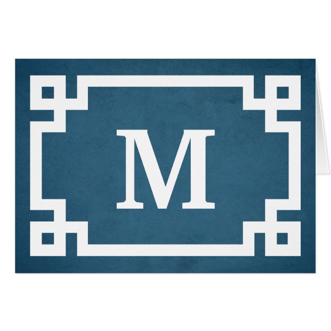 Cartão Design Monograma (Frente Horizontal)