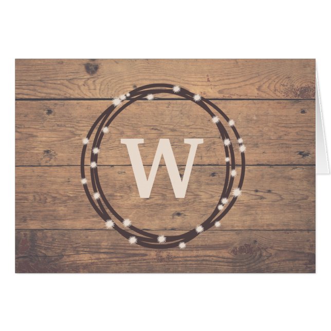 Cartão Design Monograma (Frente Horizontal)