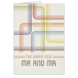 Cartão Design nao reto - Sr. e Sr.