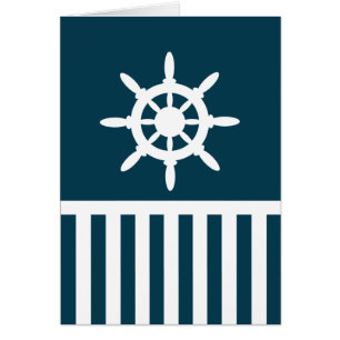 Cartão Design náutico