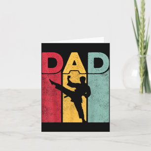 Cartão Design Pai - Dia dos Pais Artes Marciais Taekwondo