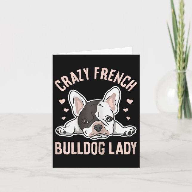 Cartão Design para a sua mulher francesa (Frente)