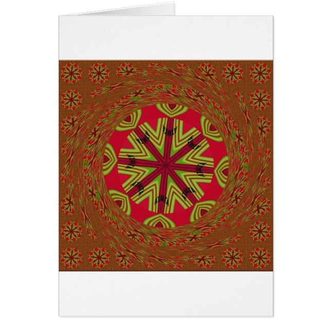Cartão Design tradicional africano (Frente)