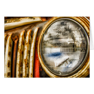 Cartão Design velho do caminhão