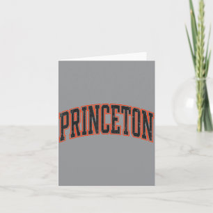 Cartão Design Vintage Princeton Nova Jersey Homens Mulher