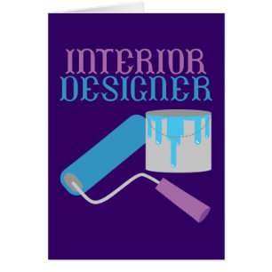 Cartão Designer de interiores