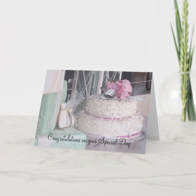 Cartão Designer Decadente Faz Parabéns (Frente)