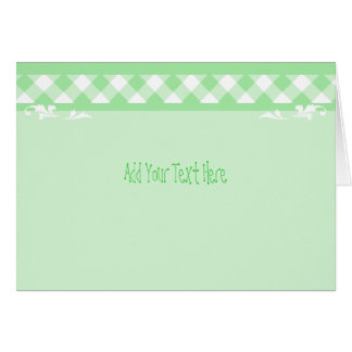 Cartão Designer Mint Green
