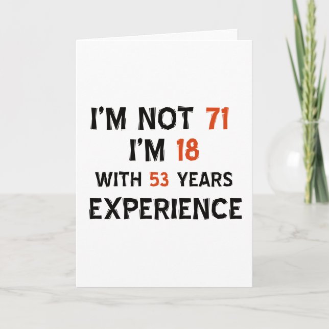 Cartão designs legal de aniversário de 710 anos (Frente)