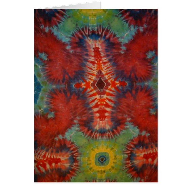 Cartão Designs Tie Dye (Frente)