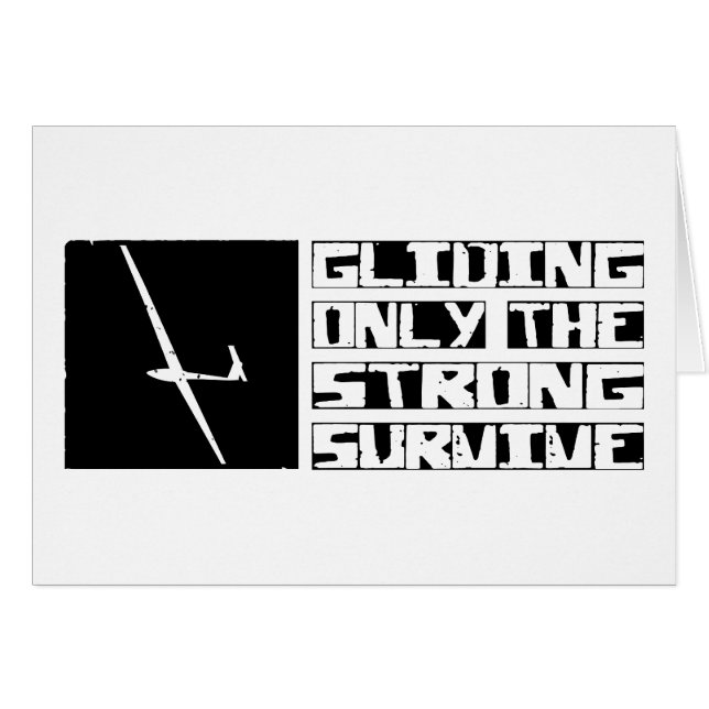 Cartão Deslizar sobrevive (Frente Horizontal)