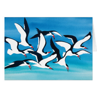 Cartão Desnatando a superfície