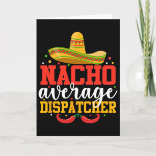 Cartão Despachante Não Médio Engraçado Mexicano Cinco De